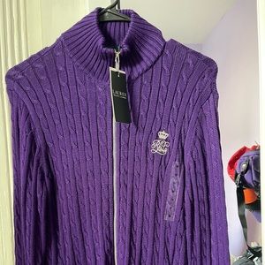 Purple Ralph Lauren sweater size medium